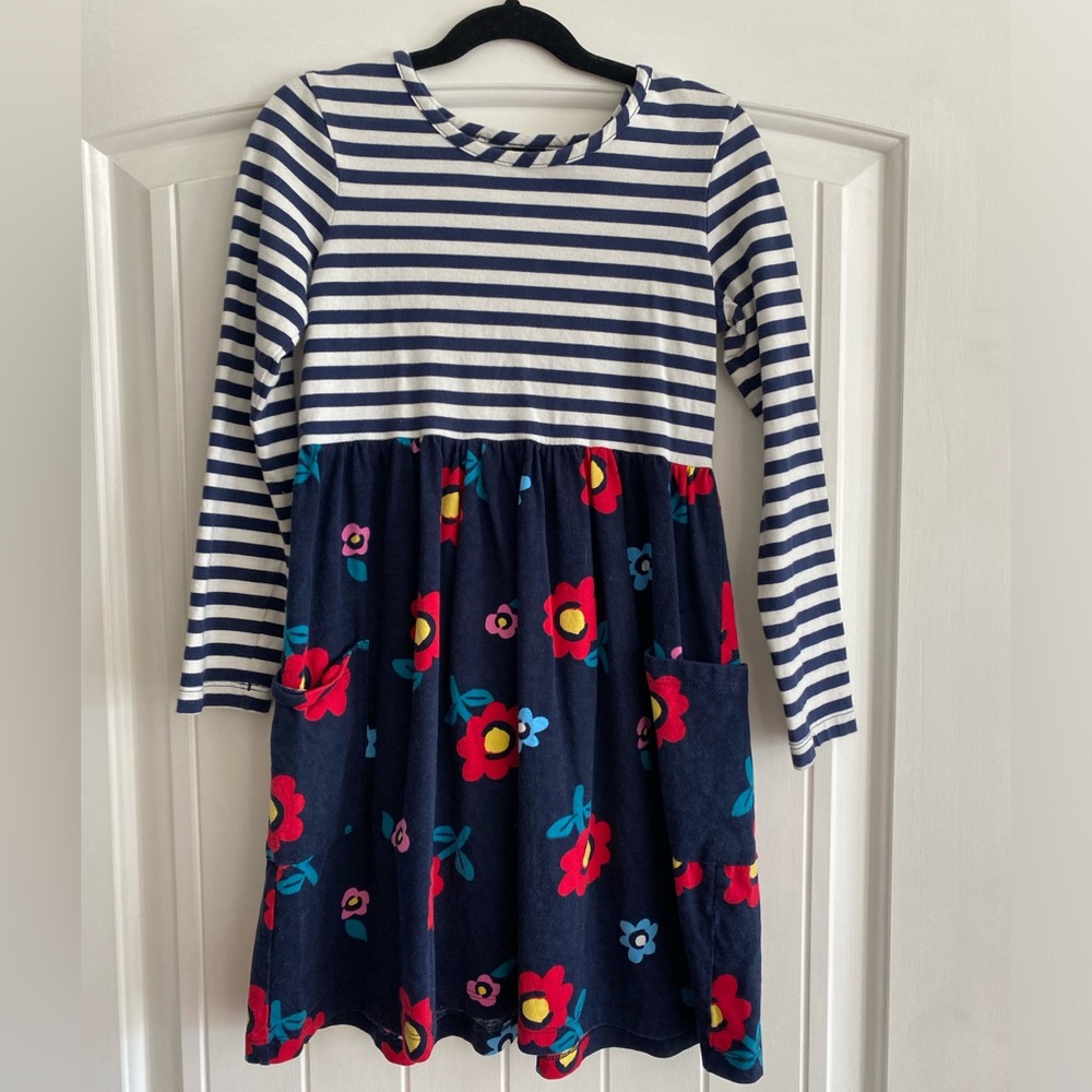 Girls Size 8 Hanna Andersson long sleeve dress